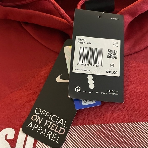 NWT Nike Dri-Fit Washington State Cougars Sideline On Field Hoodie WSU Men’s XXL - Picture 5 of 9